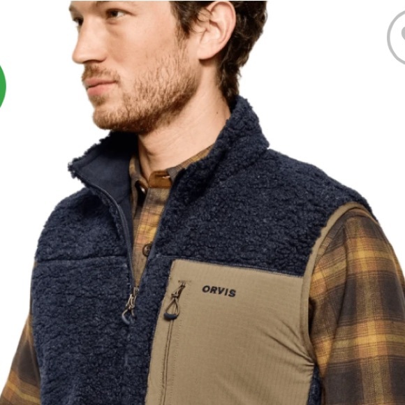 Orvis Sherpa Fleece Vest Medium - Picture 4 of 10